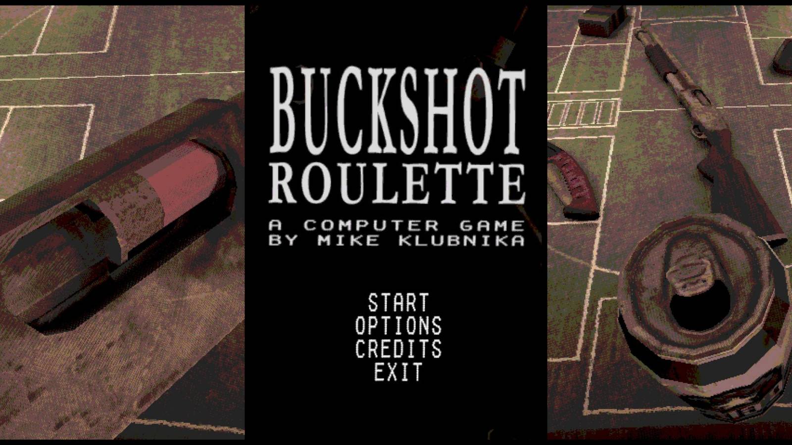 pictures of different items from buckshot roulette