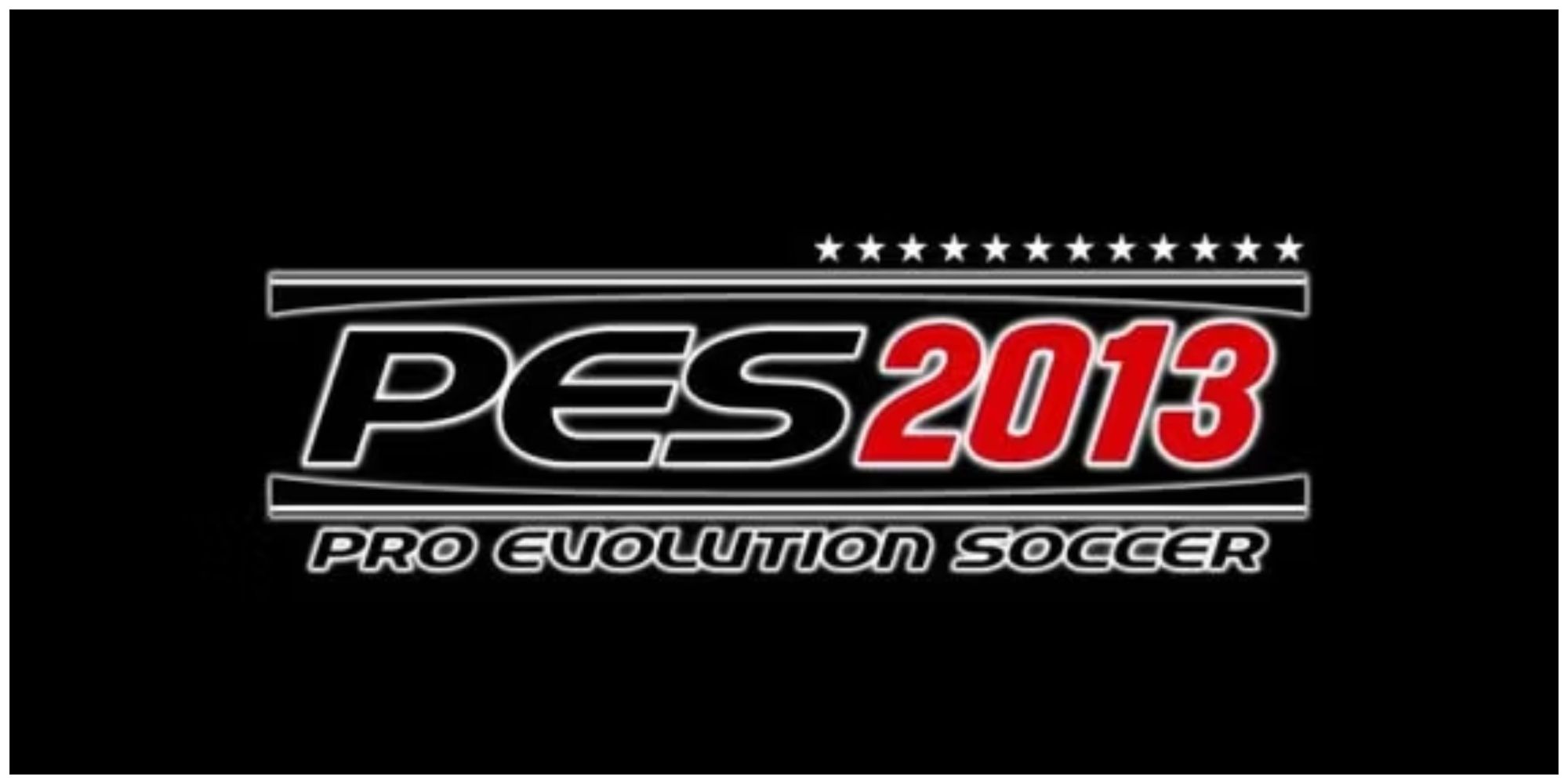 Logo Black Background PES 2013