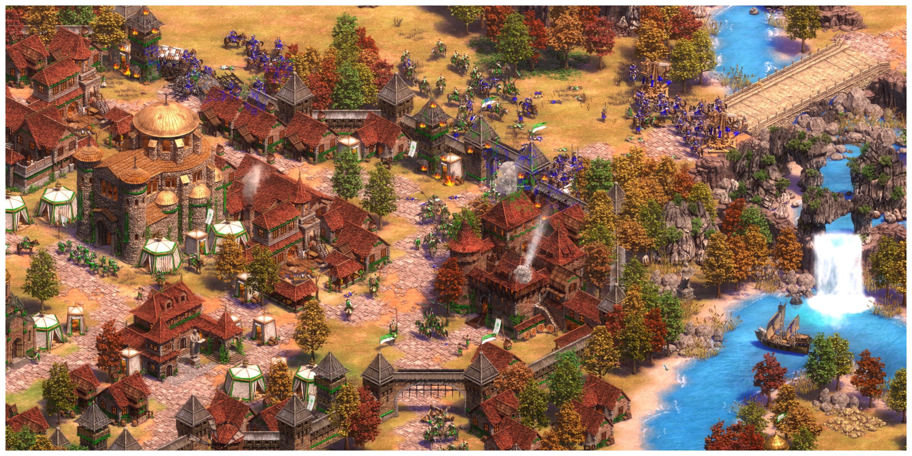 Age Of Empires 2 - Steam Store Page Screenshot (Attacking A City)