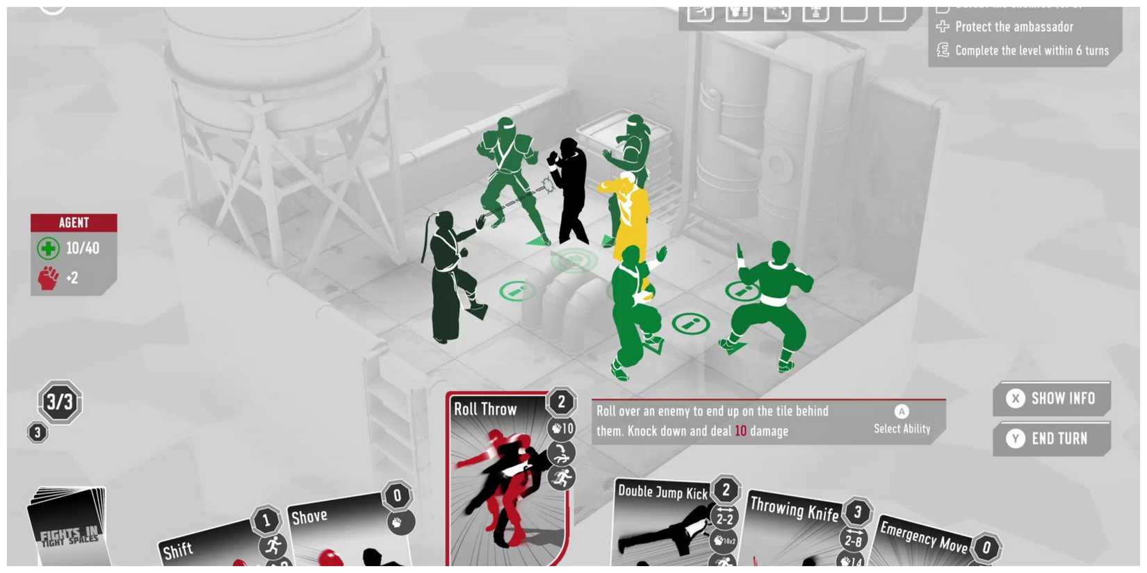 Fights In Tight Spaces - Steam Page Screenshot (Playing A Hand)