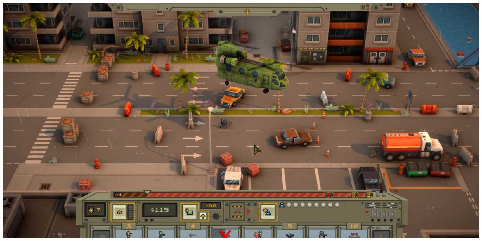 Warpips - Steam Page Screenshot (Chinook Helicopter)