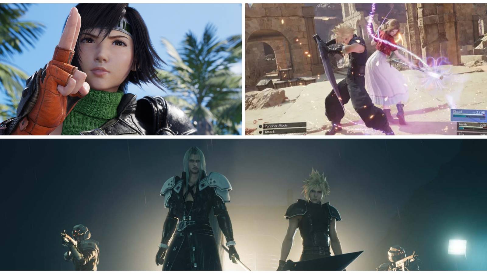 Yuffie, Battles, Cloud