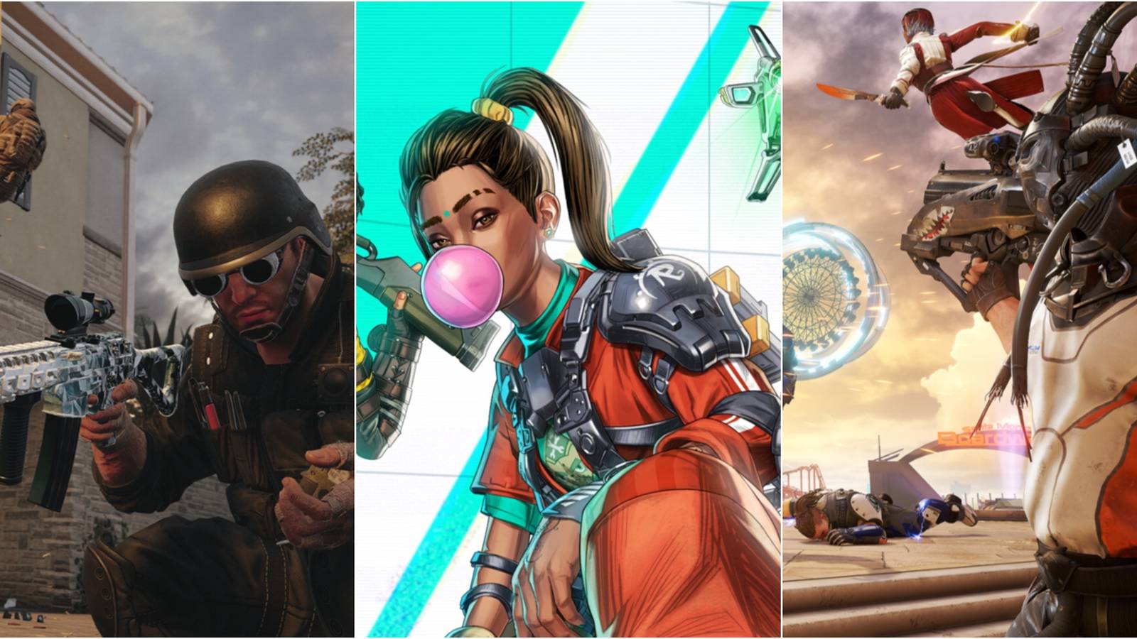 Siege, Apex Legends, and LawBreakers 