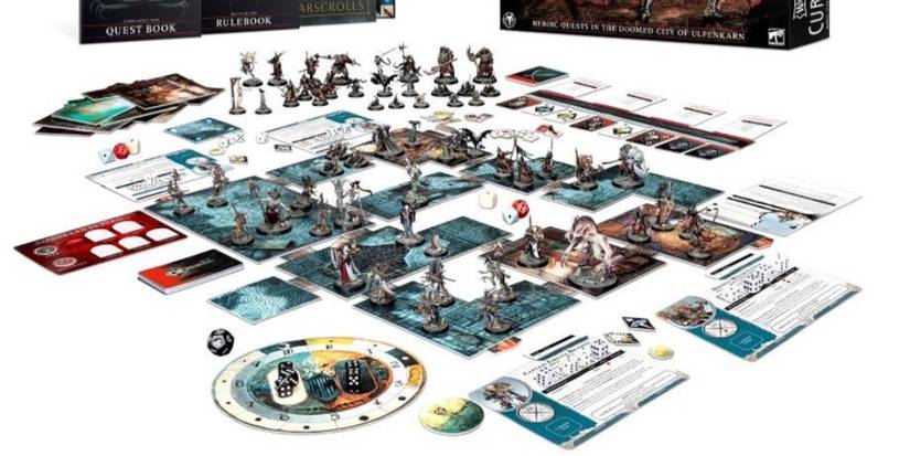 Best Games Workshop Tabletop games, ranked Cursed City image of the playing board