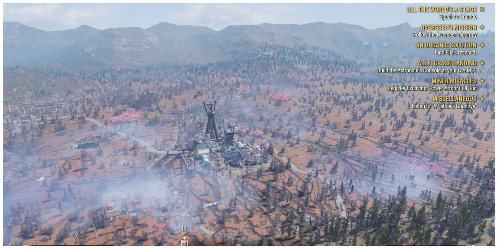 View from monorail elevator