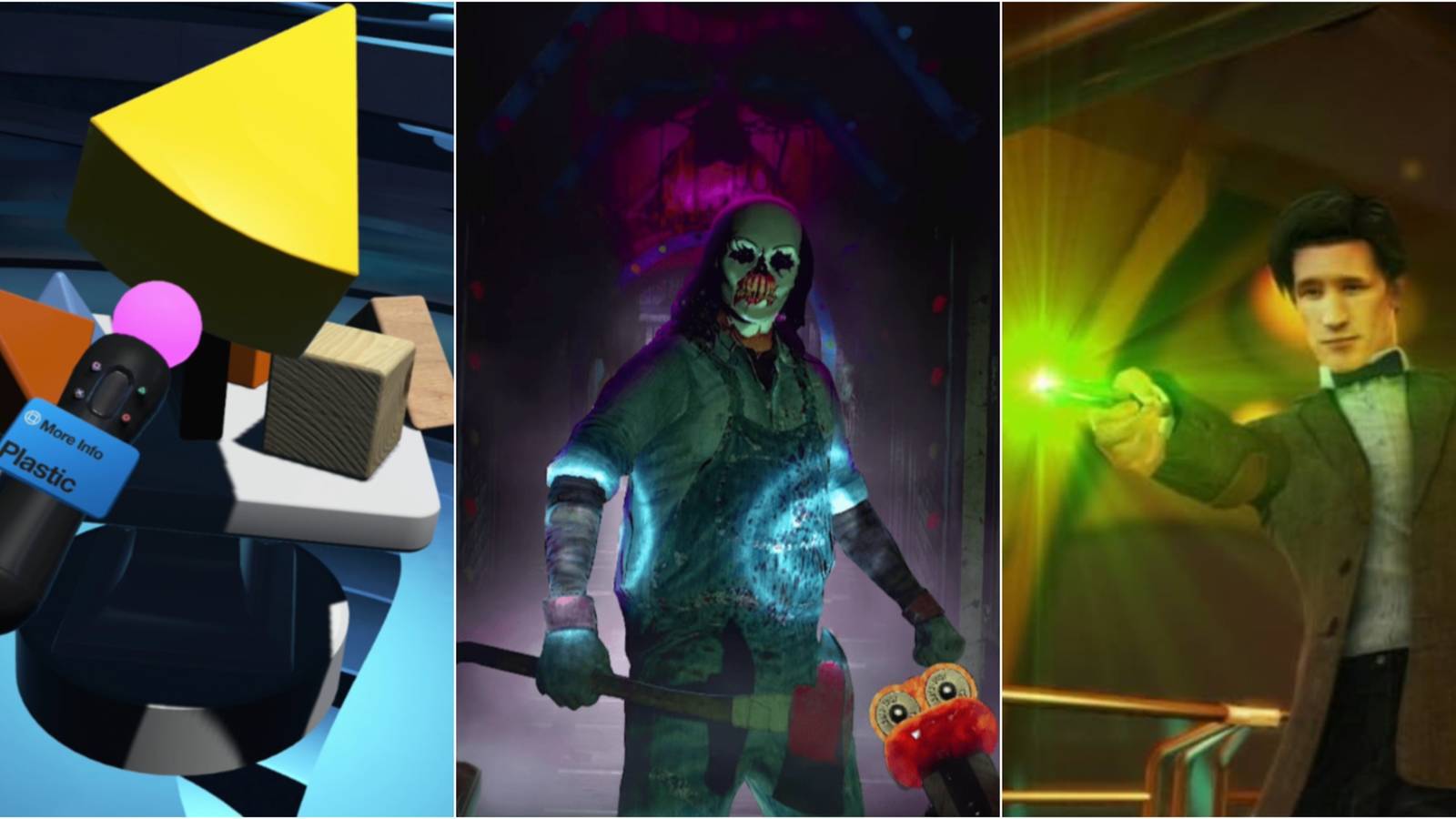 Tumble, Until Dawn Rush of Blood, Dr Who: The Eternity Clock 