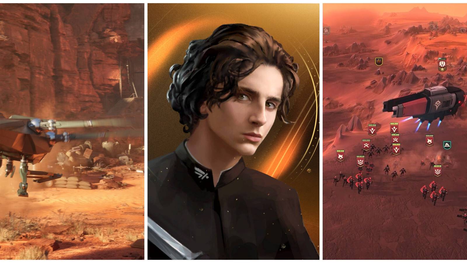 Every Dune Game, Ranked (Featured Image) - Dune: Awakening + Dune: Imperium + Dune: Spice Wars
