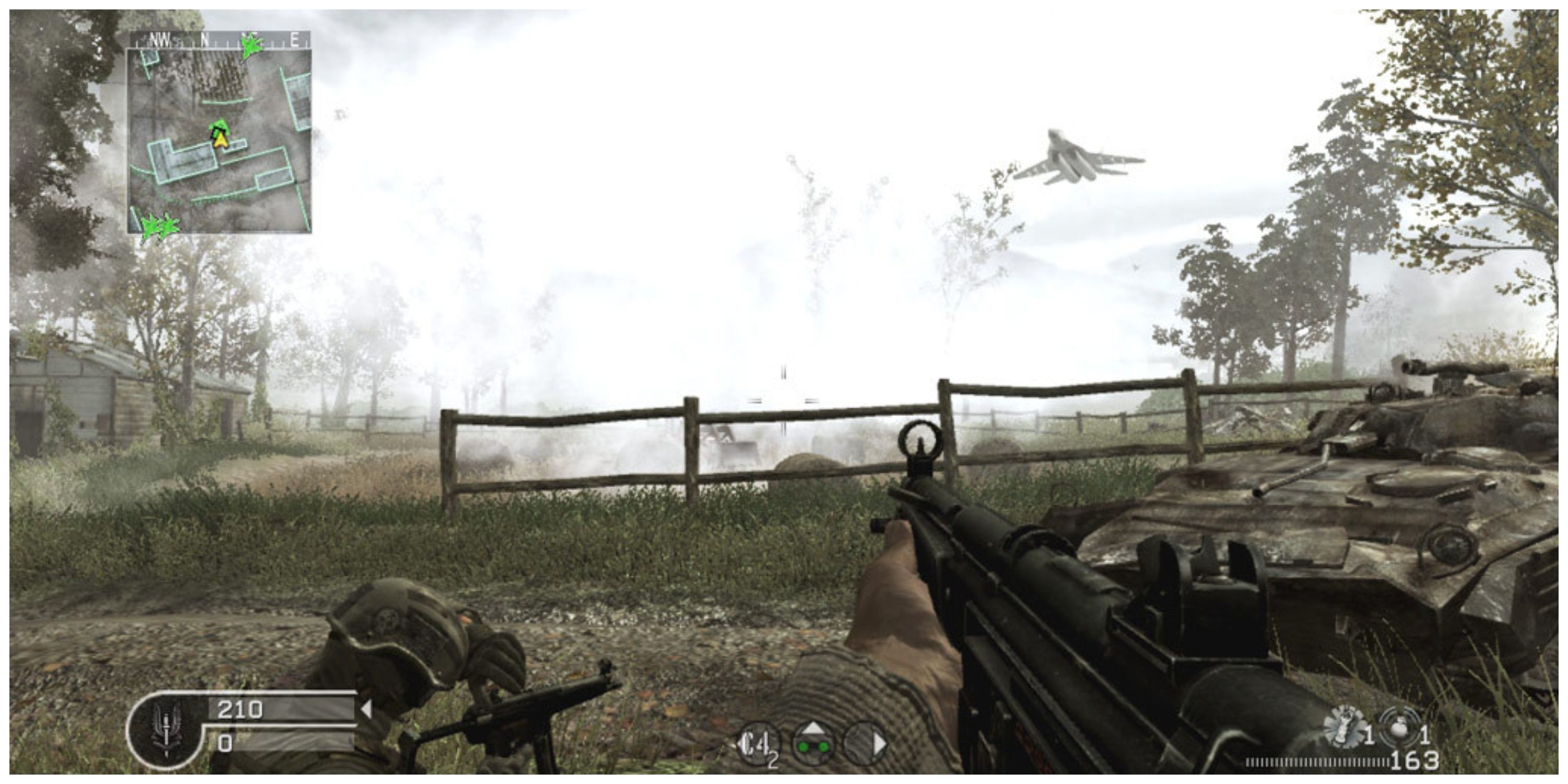 Call Of Duty 4: Modern Warfare - Patrolling Through A Field