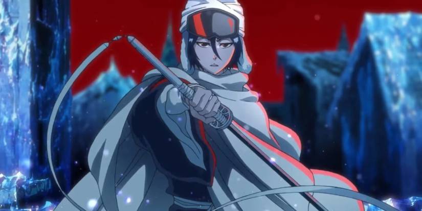 Rukia using her Shikai against As Nodt in Bleach: The Thousand-Year Blood War