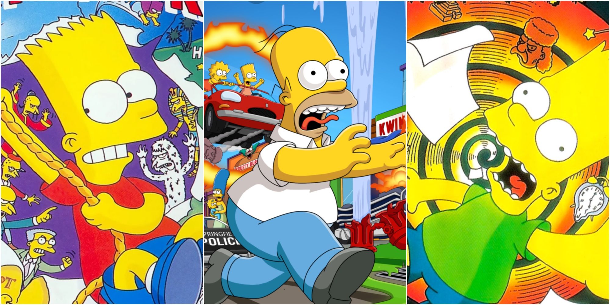 Bart VS The World, Simpsons Hit & Run, Bart's Nightmare 
