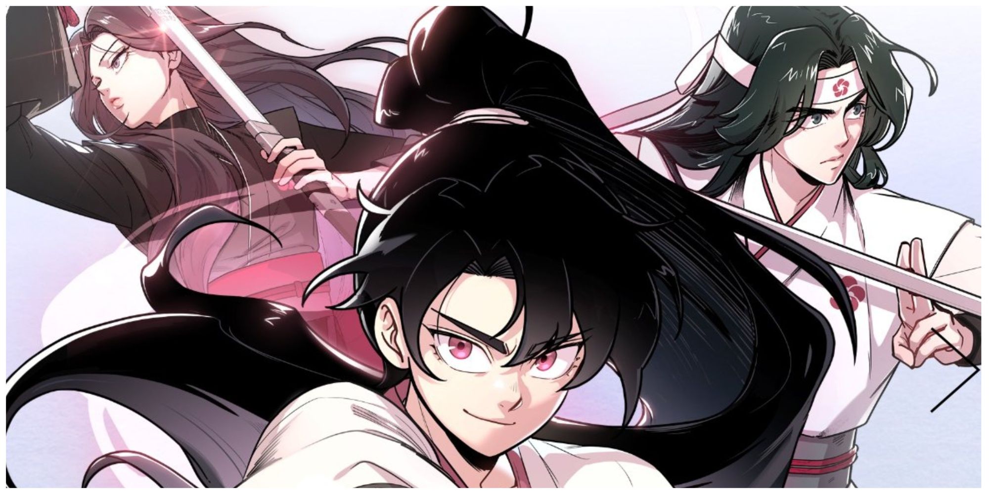 Return of the mount hua sect manhwa cover with main characters