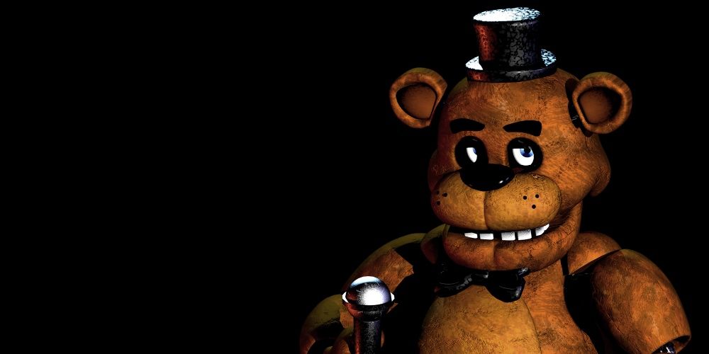8 Horror Franchises With The Most Games Five night at Freddy's animatronic bear looking evil