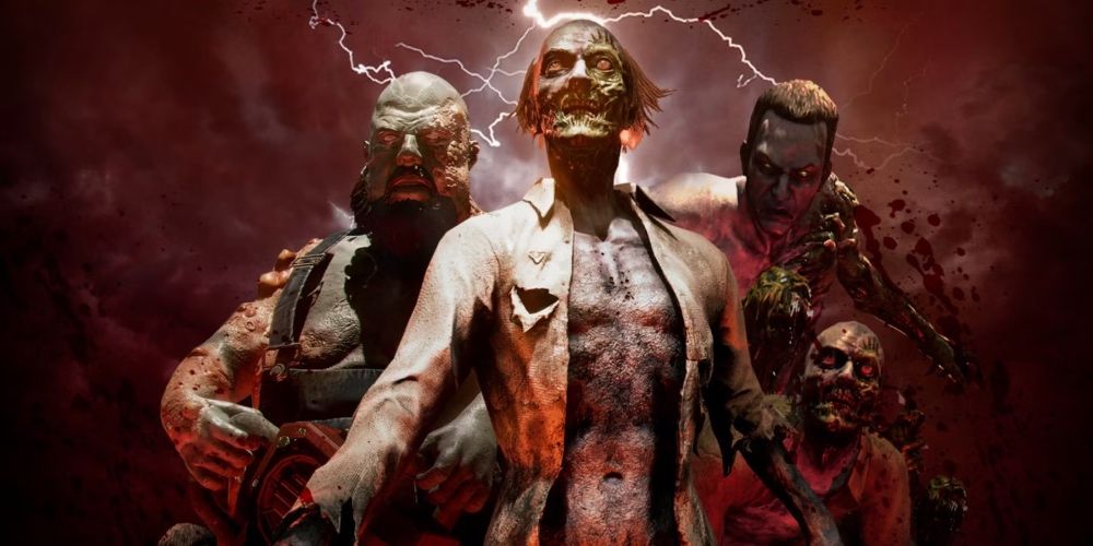 8 Horror Franchises With The Most Games House of the dead four zombies looking hungry