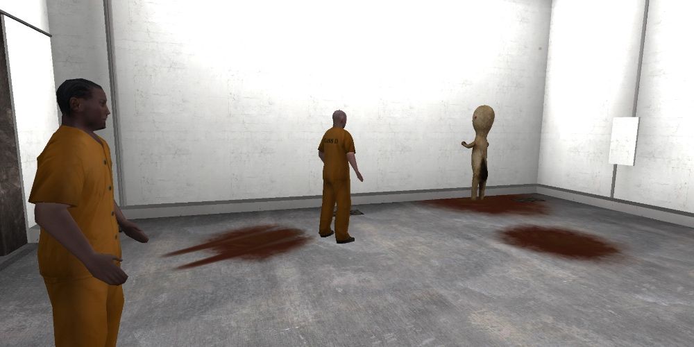 8 Horror Franchises With The Most Games Peanut attacking two men in orange 