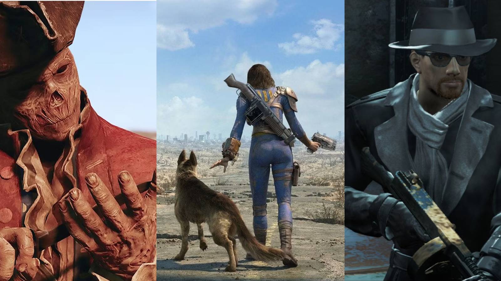 Hancock and his switchblade, female lone survivor and silver shroud gear feature image