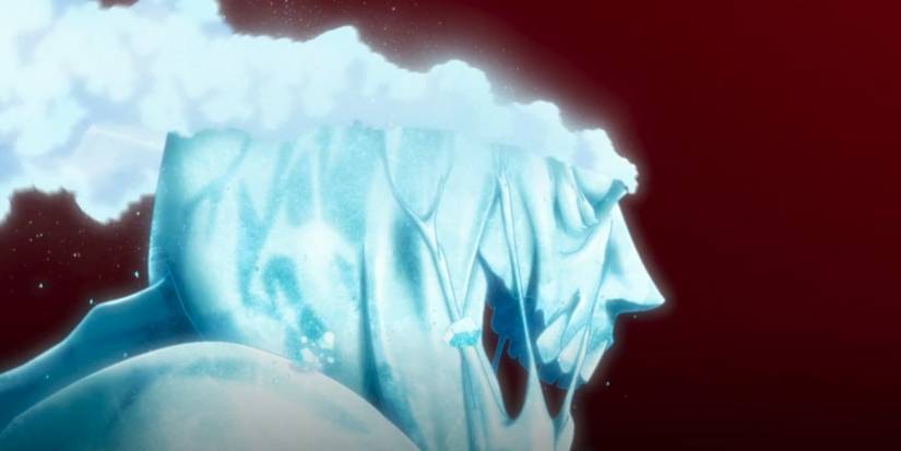 As Nodt frozen solid by Rukia's Bankai in Bleach; The Thousand-Year Blood War