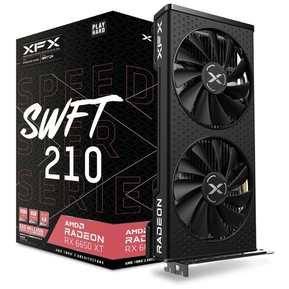 XFX Speedster SWFT 210 AMD Radeon RX 6650 XT Core graphics card