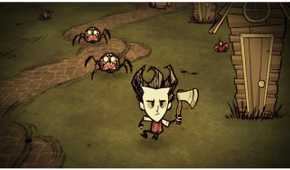 Don't Starve - Running From Spiders