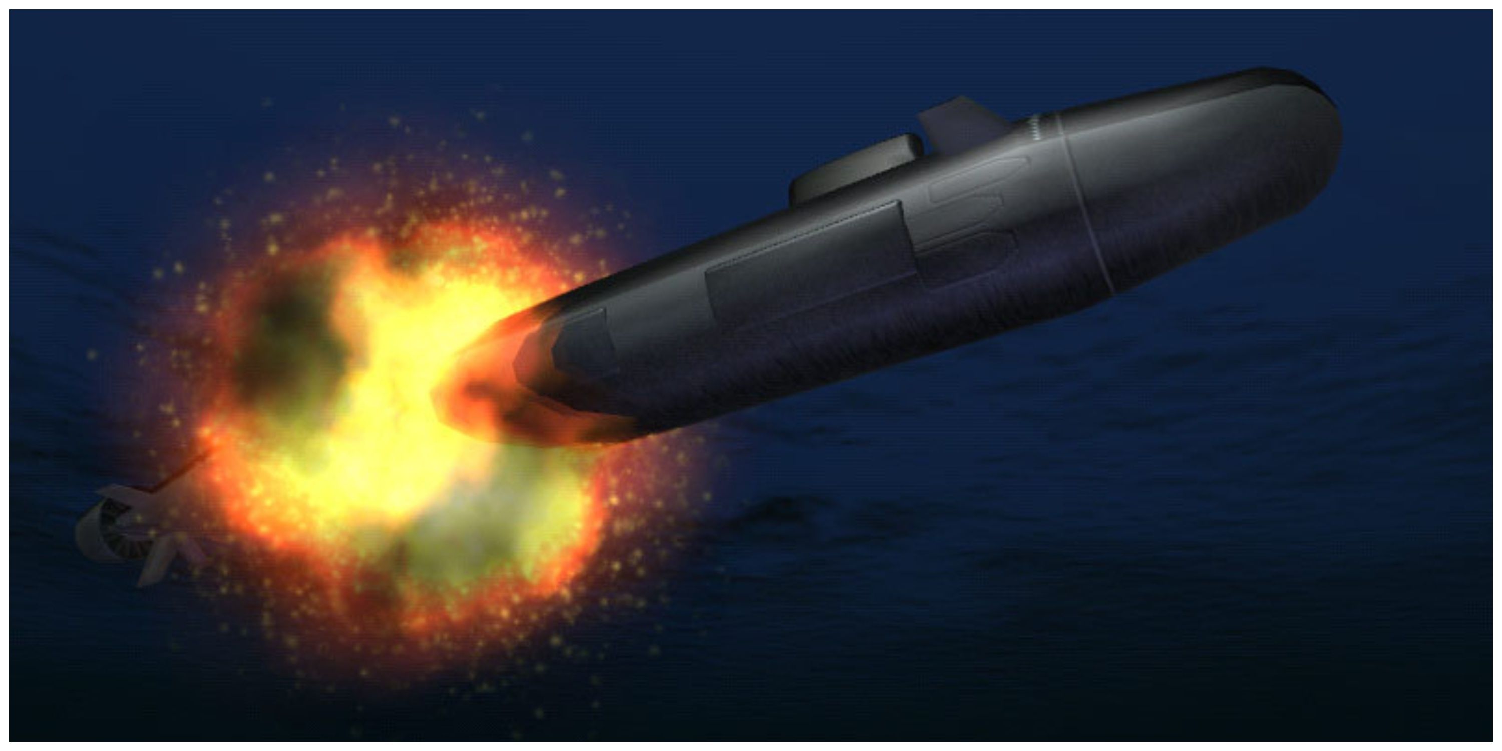 Dangerous Waters - Submarine Exploding