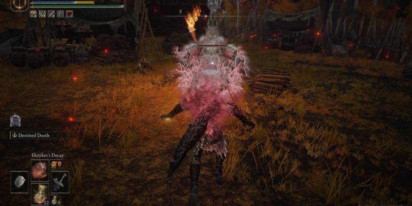 10 Most Overpowered Incantations In Elden Ring Player in Elden Ring breathing scarlet rot dragon spell