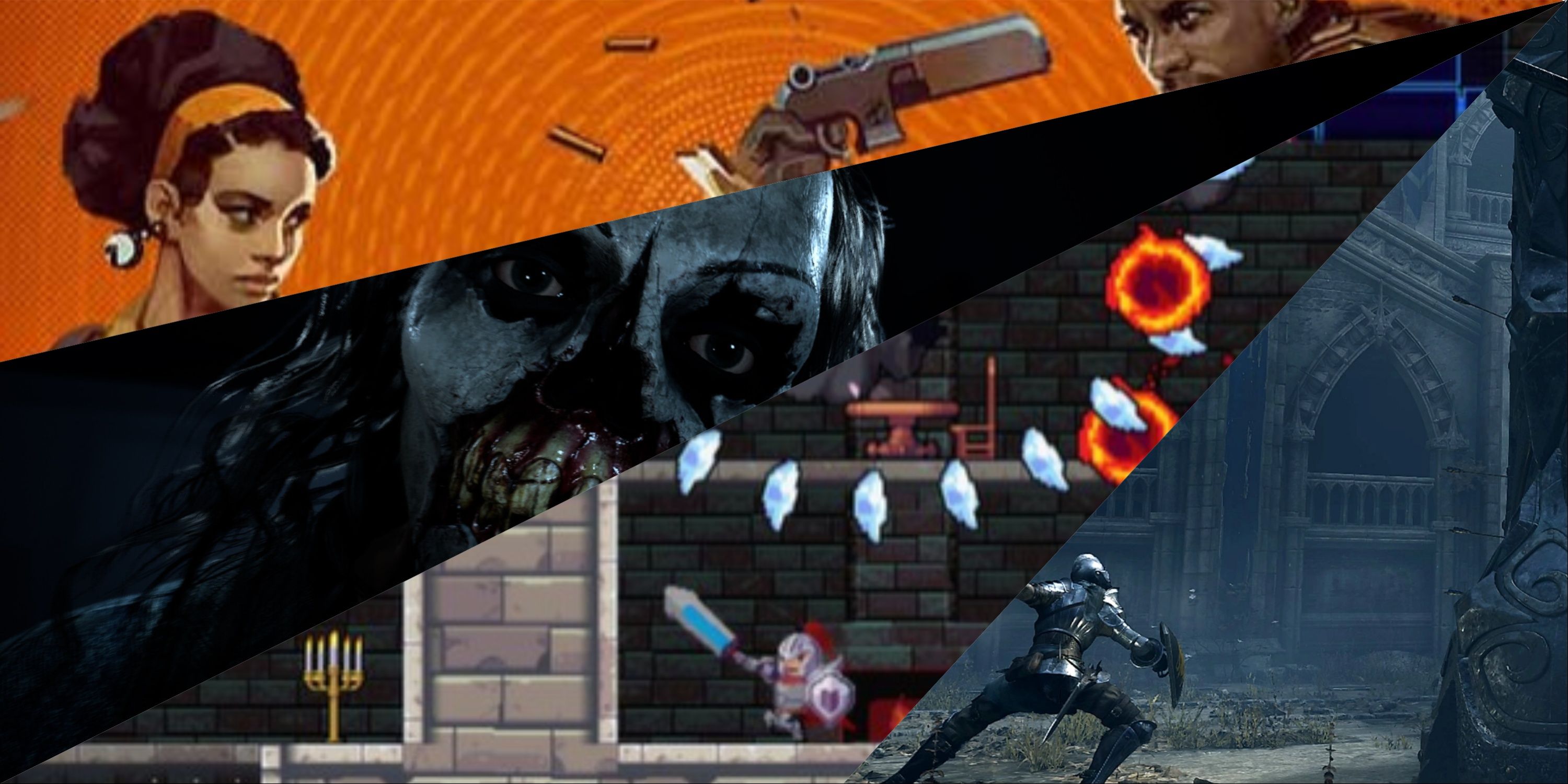 8 Strnagest Death Mechanics In Video Games: Deathloop, Until Dawn killer, rogue legacy and Demon's Souls stills
