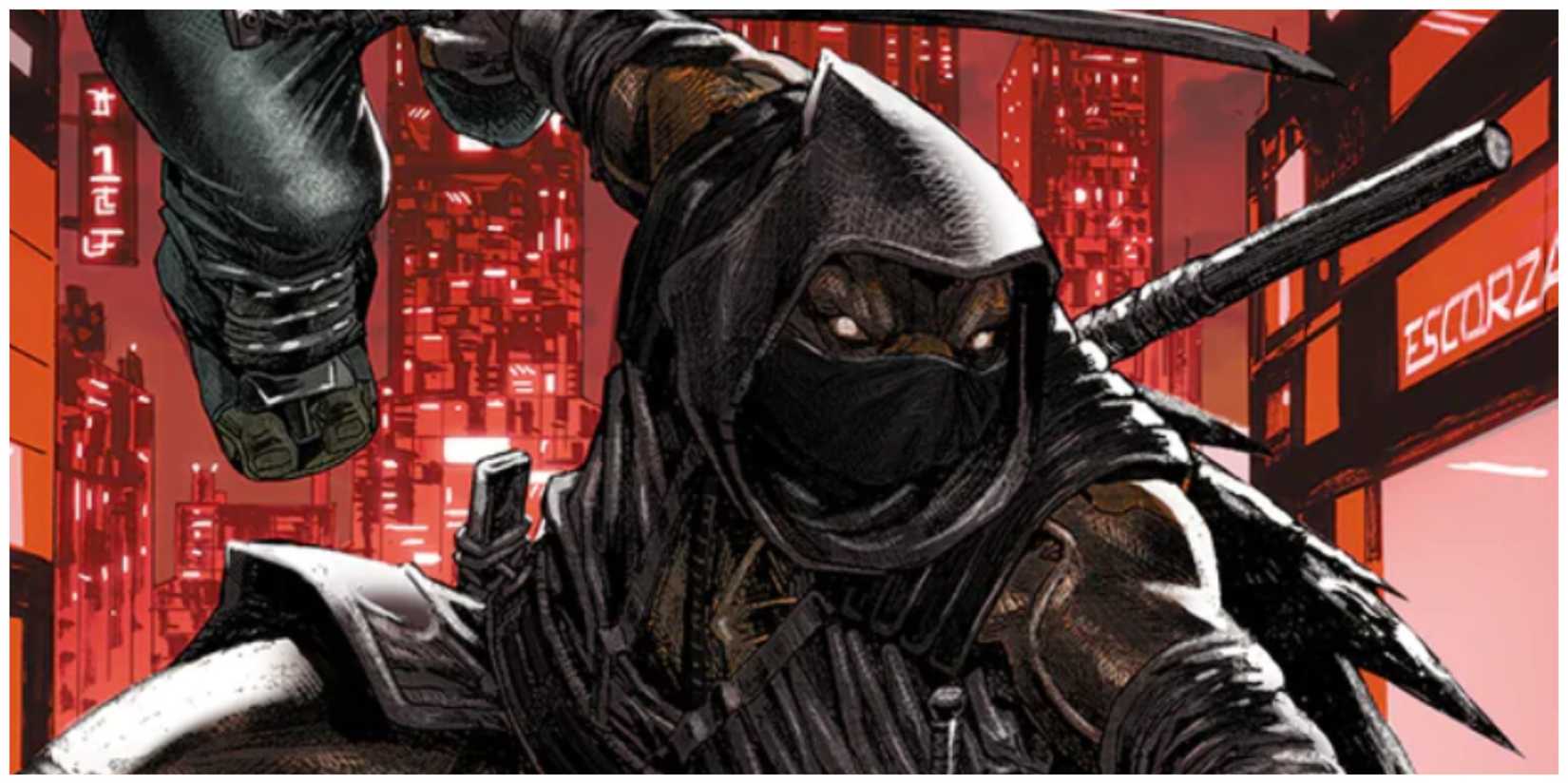 Moja in TMNT The Last Ronin II Re: Evolution Cover IDW