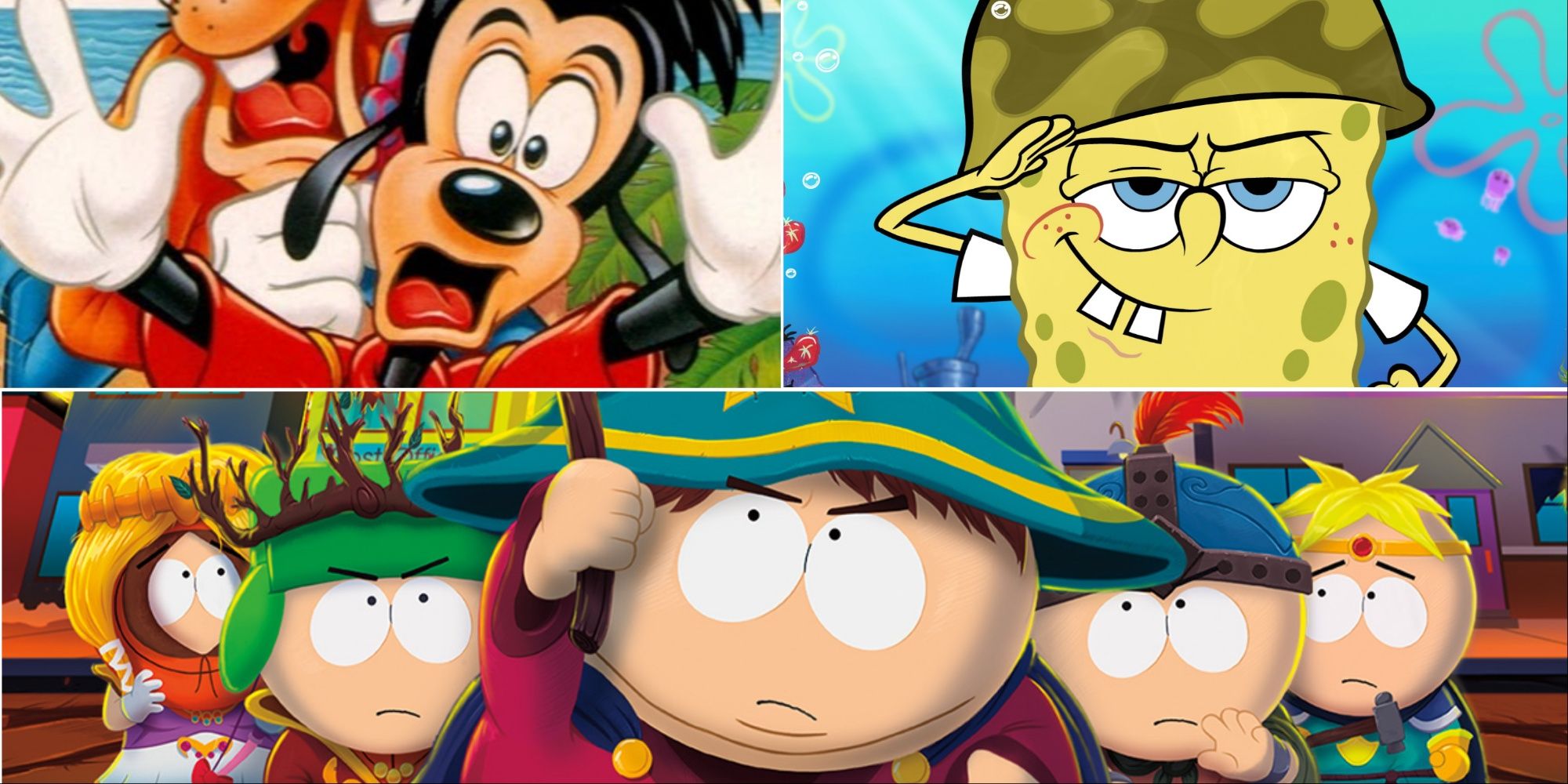 Goof Troop, Battle For Bikini Bottom, and South Park: The Stick Of Truth Featured