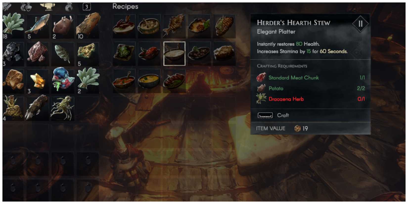 No Rest For The Wicked - Herder's Hearth Stew Recipe