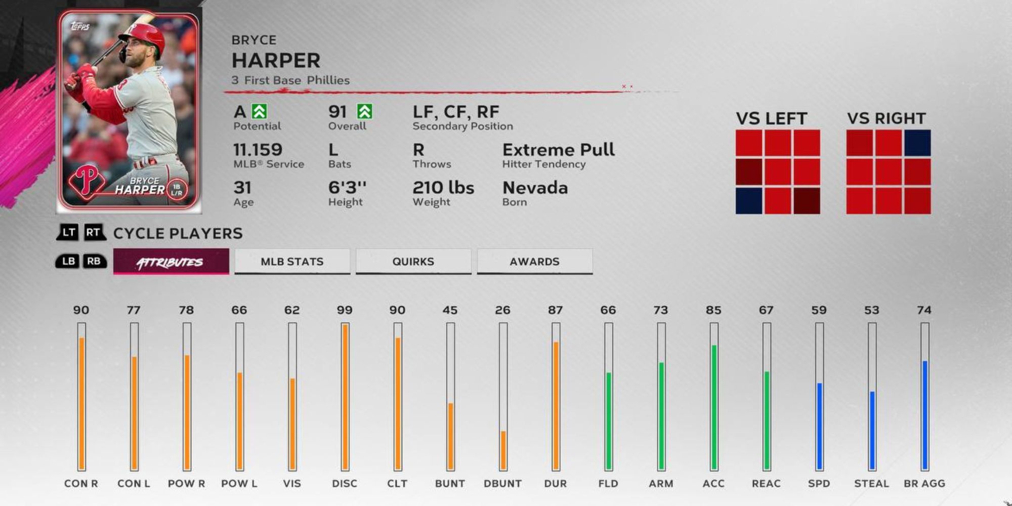 MLB The Show 24 Best First Basemen Bryce Harper