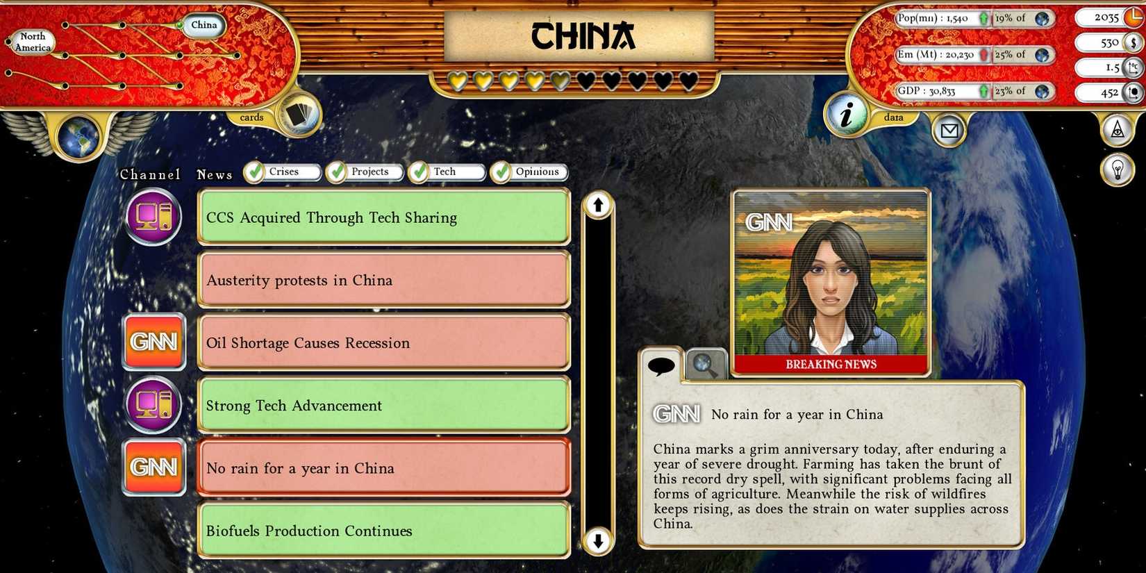 Modern Grand Strategy Games- Fate of the World