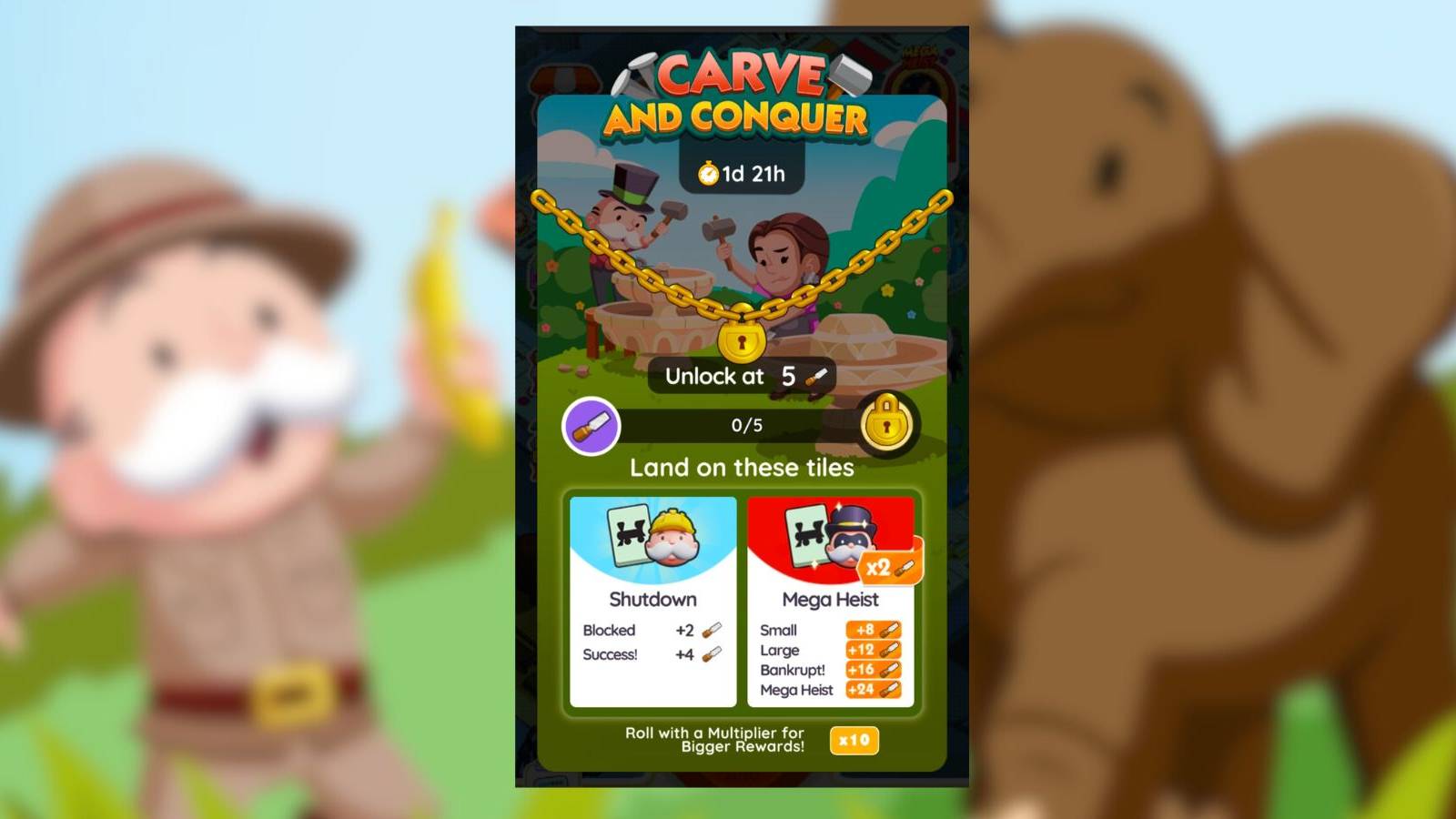 monopoly go carve and conquer