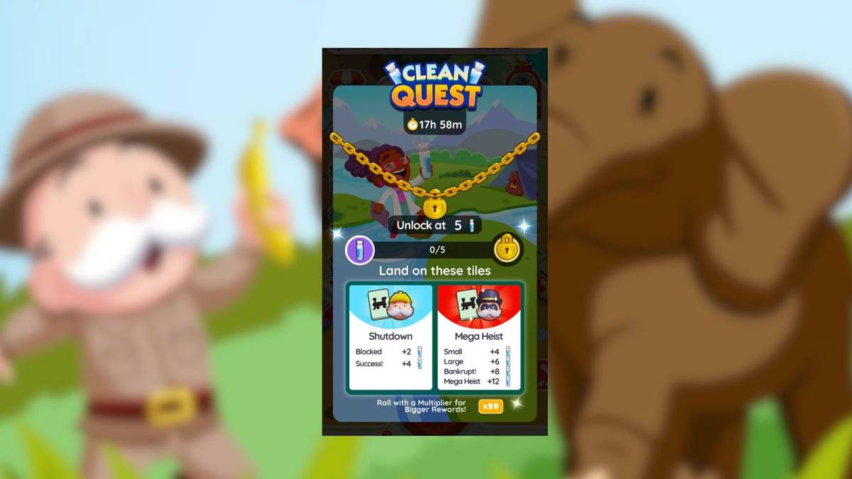 monopoly go clean quest