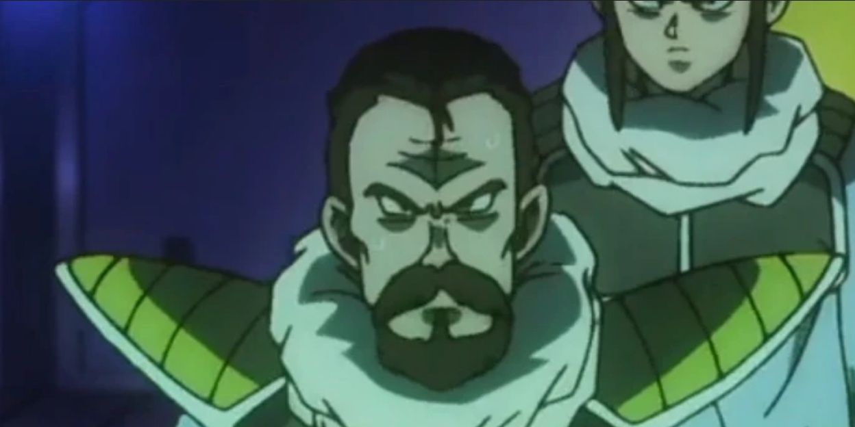 Moroko wearing a scowl in Dragon Ball Super: Broly