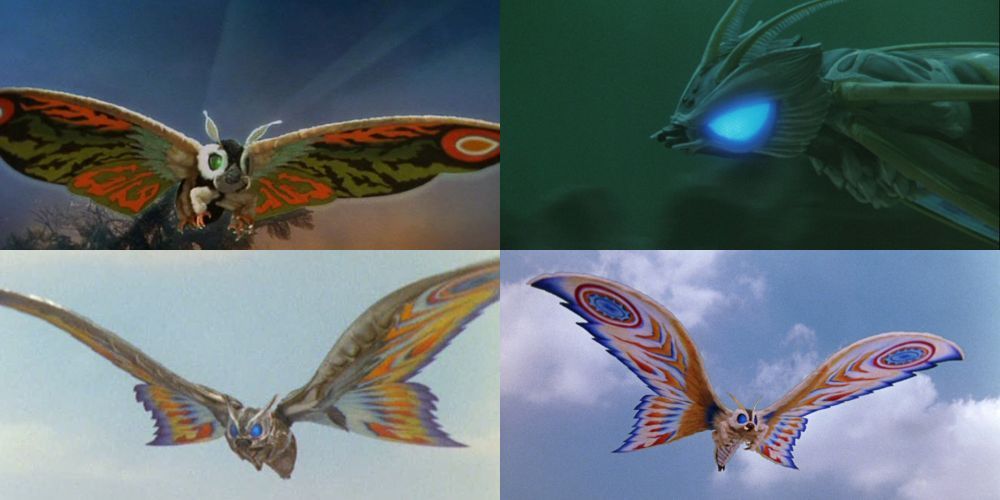 Mothra Leo in his normal, Aqua, Armor and Eternal forms.