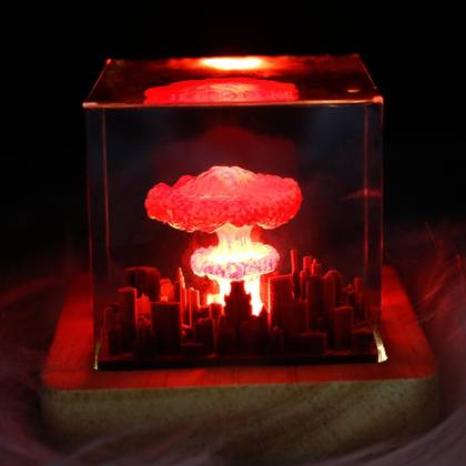Mushroom Cloud Nuclear Blast Lamp