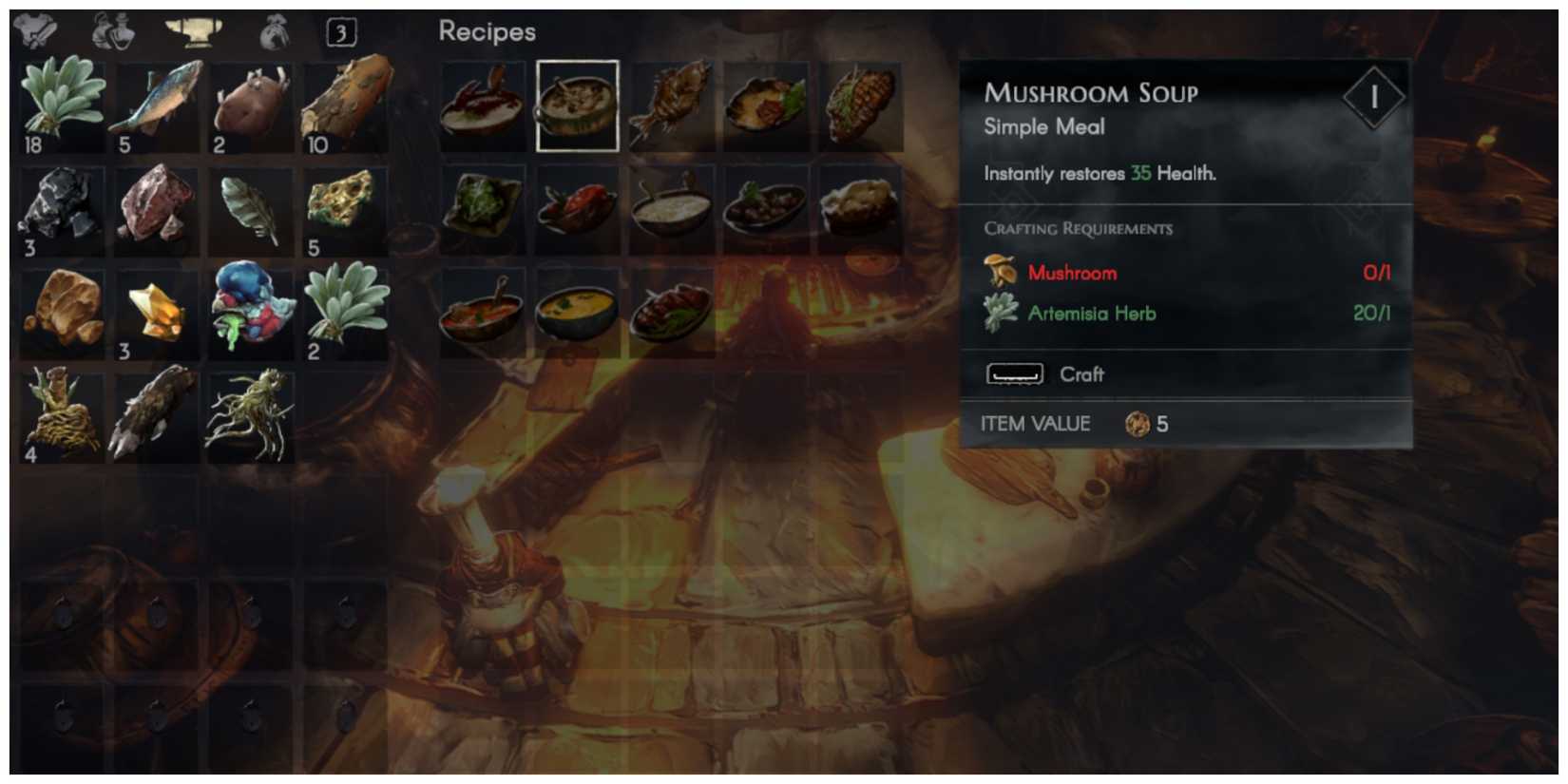 No Rest For The Wicked - Mushroom Soup Recipe