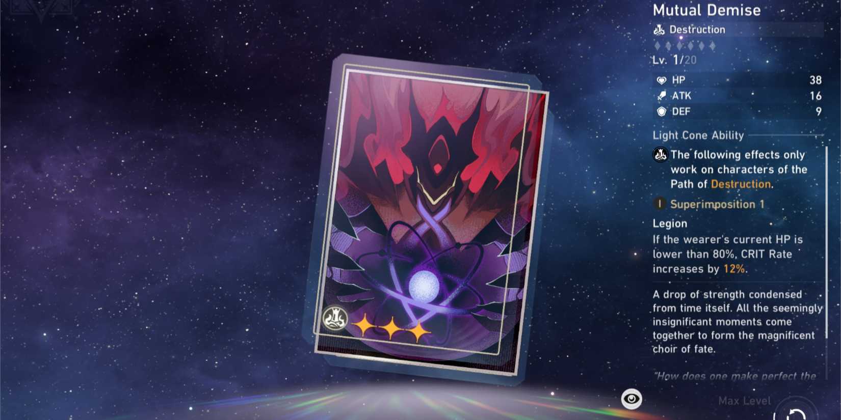 Mutual Demise Light Cone Honkai Star Rail-1