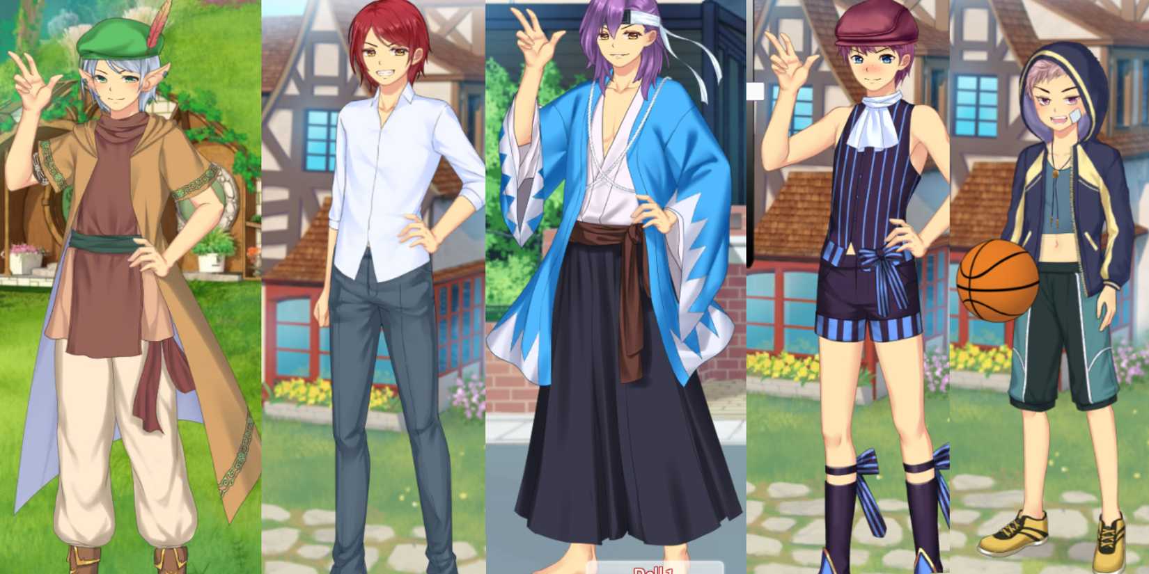 Mystic Prince Dress Up fantasy modern historical boy dress up game