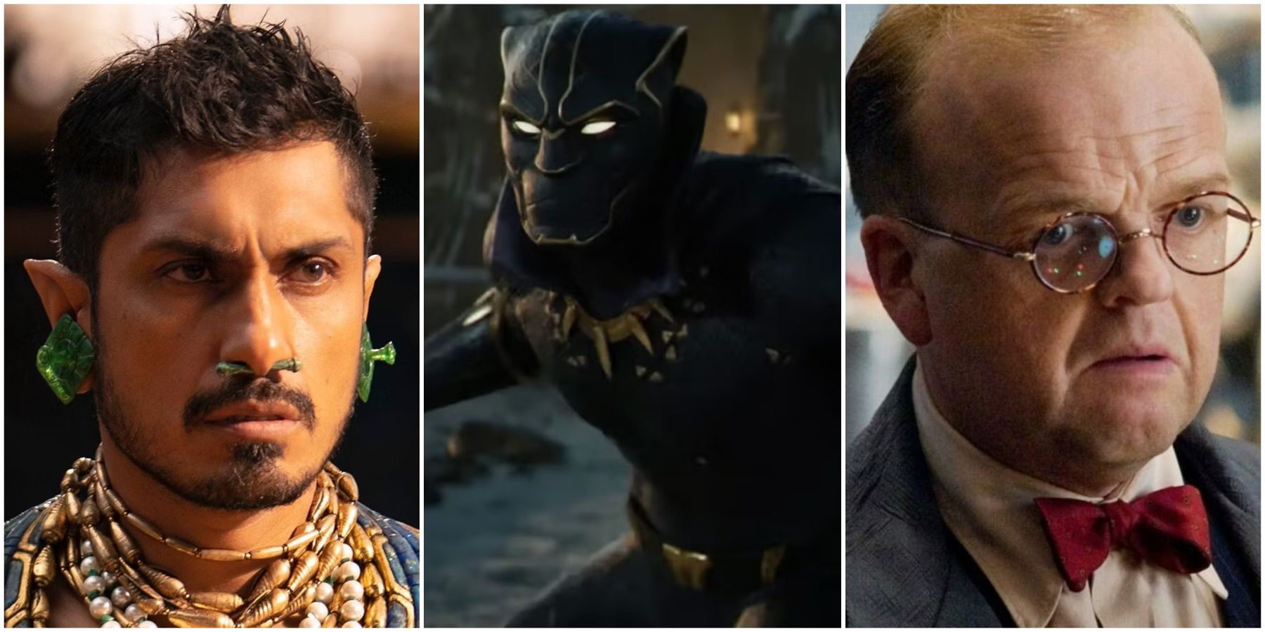 Namor from Black Panther 2, Black Panther from Marvel 1943 Rise of Hydra, and Arnim Zola from Captain America The First Avenger