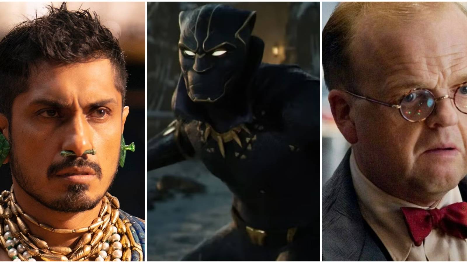 Namor from Black Panther 2, Black Panther from Marvel 1943 Rise of Hydra, and Arnim Zola from Captain America The First Avenger