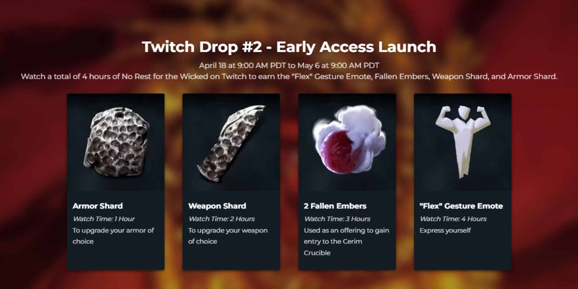 Как получить Twitch Drops For No Rest For The Wicked