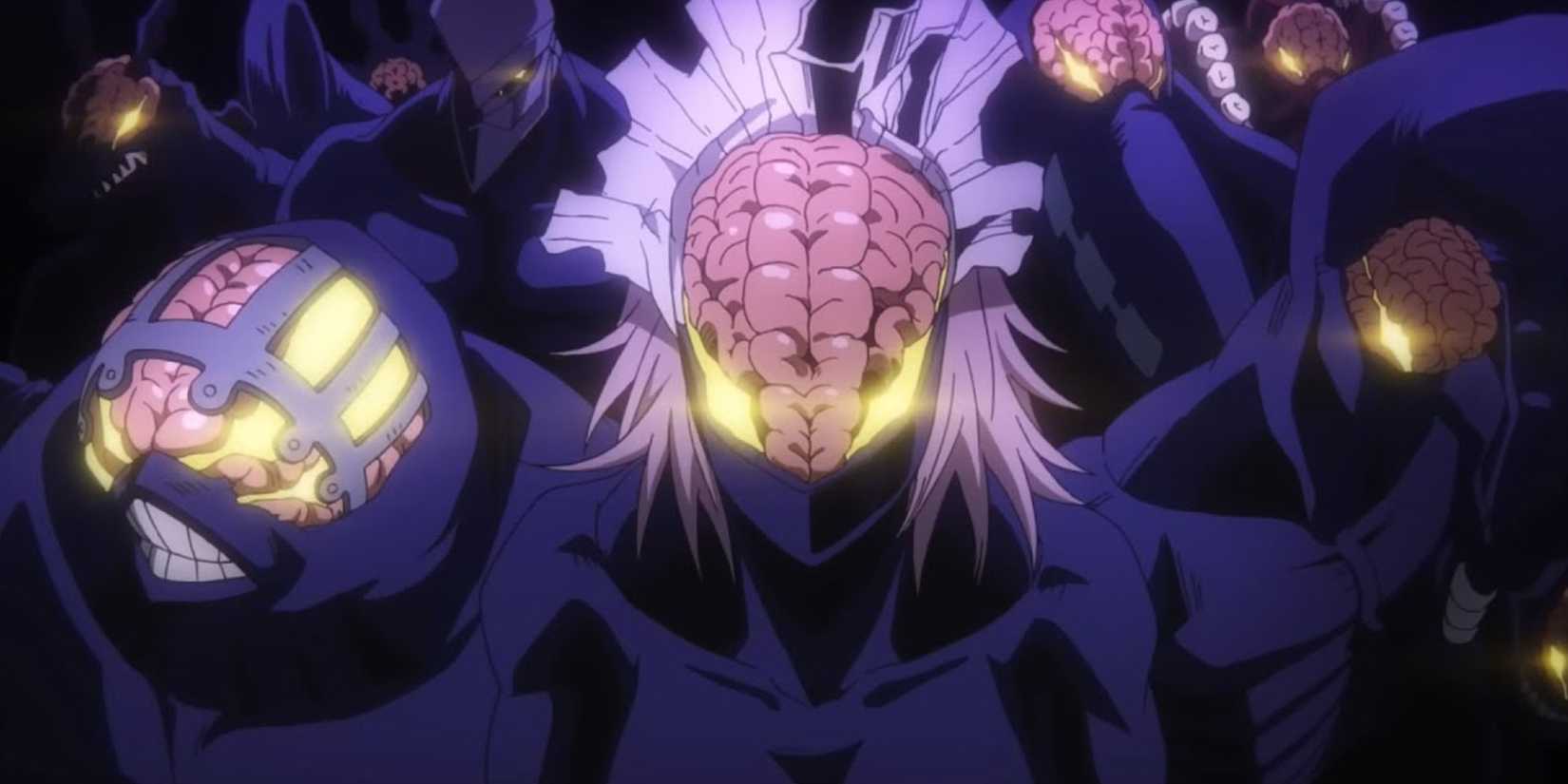 The High-End Nomu gather together after being released in My Hero Academia.
