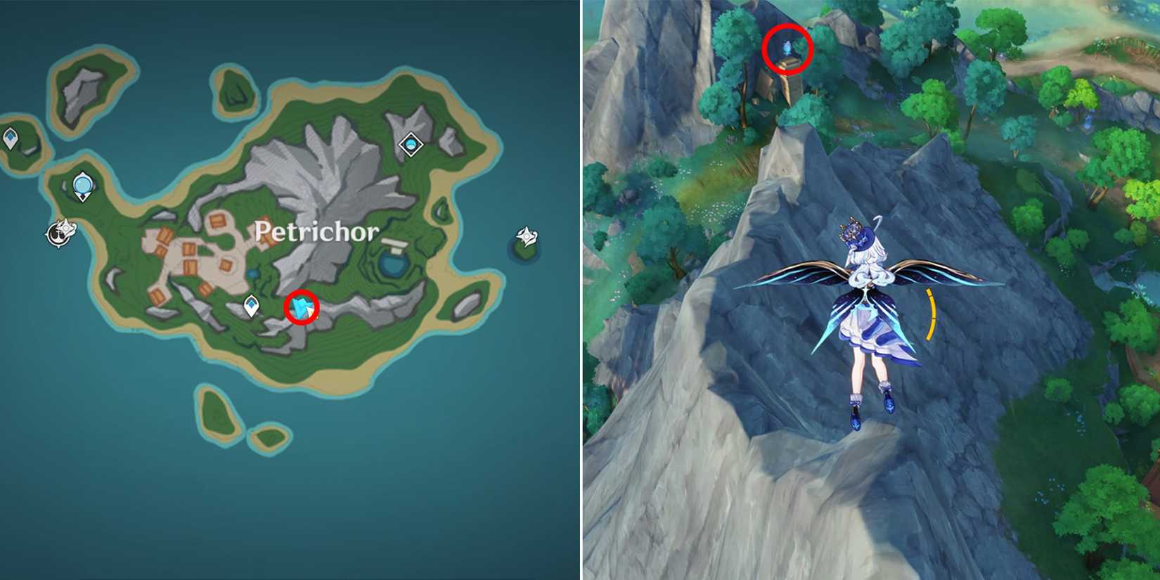 nostoi region hydroculus location 2 in genshin impact