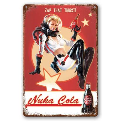 Nuka Cola Retro Metal Sign