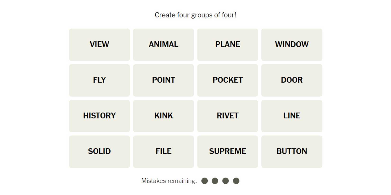 NYT-New-York-Times-Games-Connections-May-1-2024