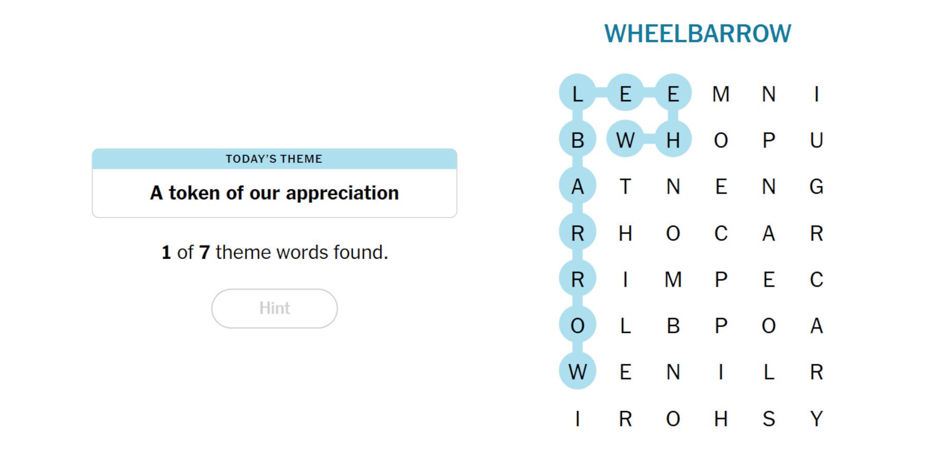 New York Times Strands Hints and Answers for May 1, 2024