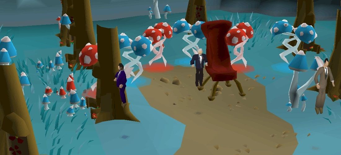 The Fairy Godfather and his mobsters occupy Zanaris in Old School RuneScape.