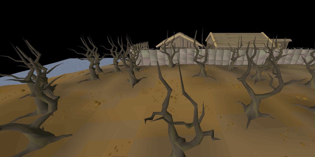 The barren north Piscatorius in Old School RuneScape.