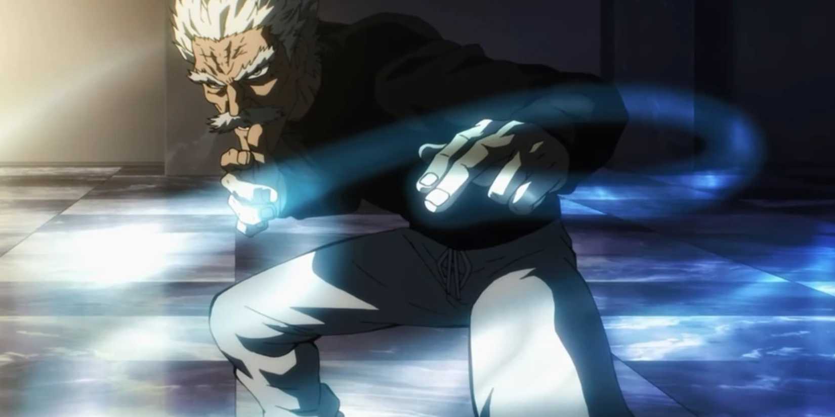 One Punch Man Bang Silver Fang Water Stream Rock Smashing Fist