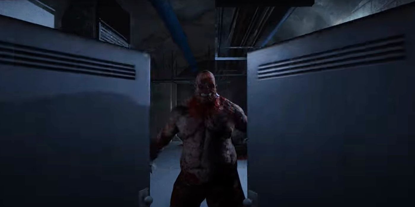 Chris Walker opening a door in Outlast